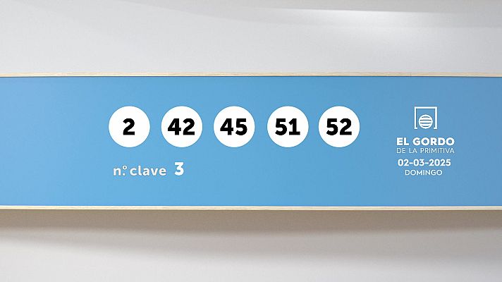 SELAE - Sorteo de la Lotería Gordo de la Primitiva del 02/03/2025