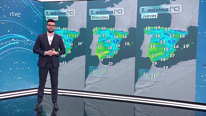 El tiempo - Rachas muy fuertes en litorales de Alborán, Alicante, Cataluña y Galicia