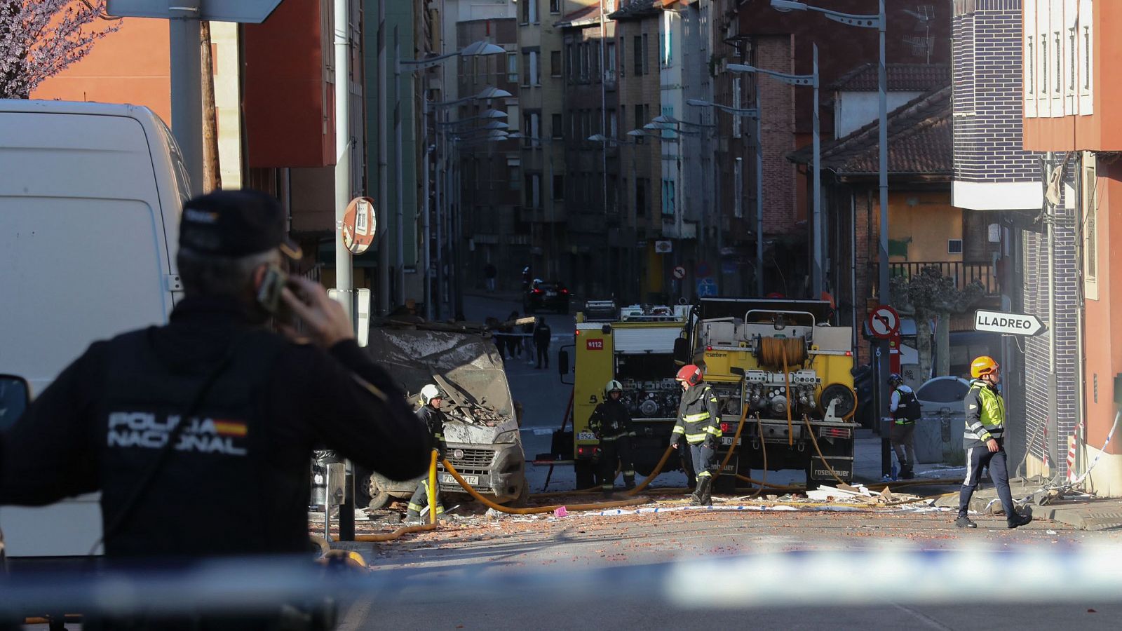 Explosión de gas en Mieres, Asturias, deja varios heridos