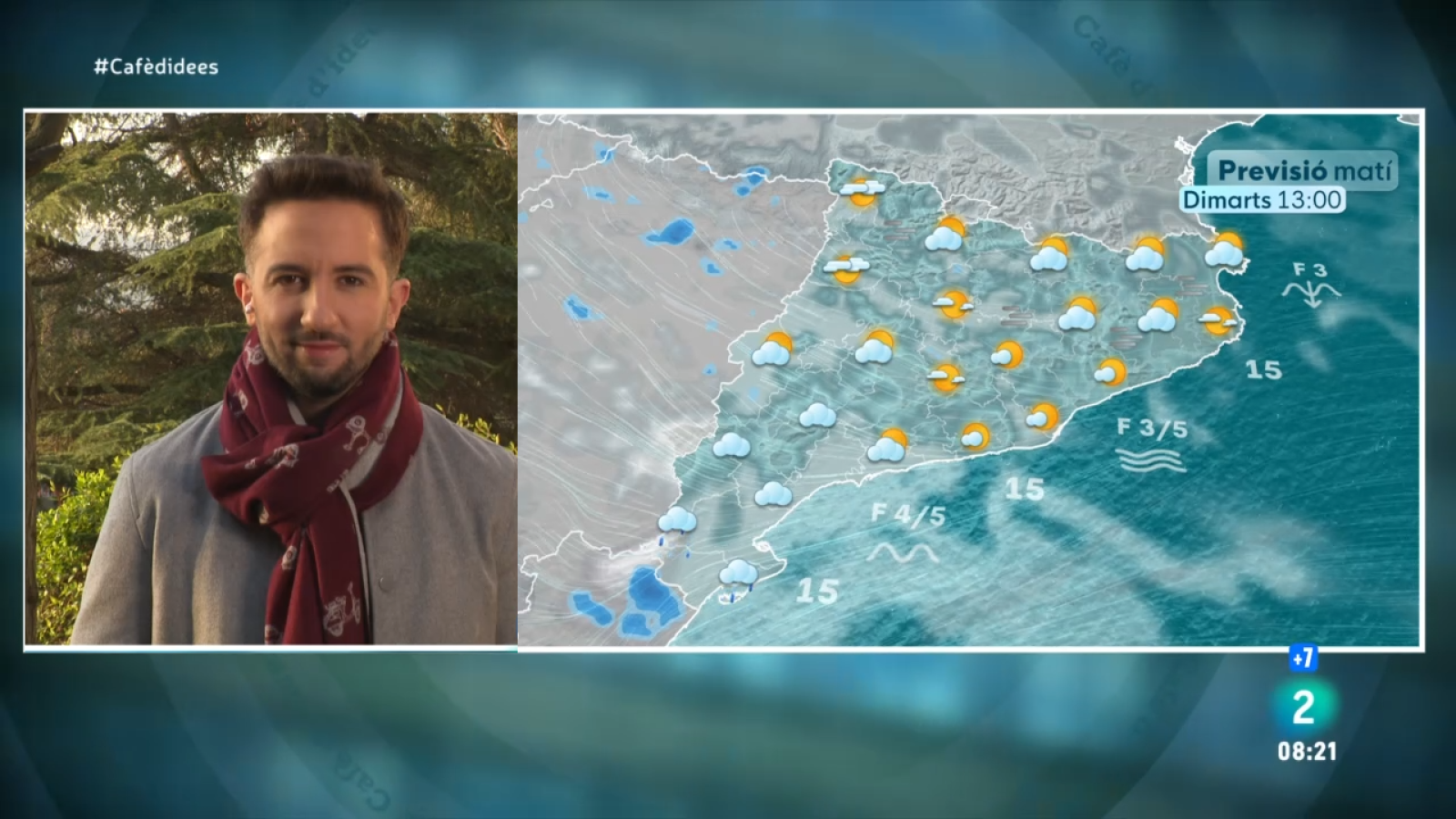 El Temps - Dimarts de treva, amb més sol, però amb núvols i pluja a l'extrem sud | Veure