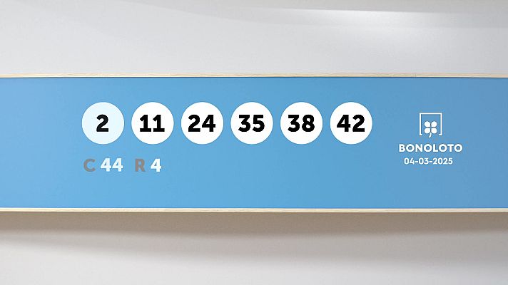 SELAE - Sorteo de la Lotería Bonoloto y Euromillones del 04/03/2025