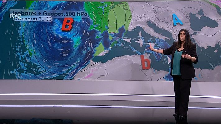 El temps - Darrer dia de treva. Per davant, 4 dies de pluja, neu, vent i mala mar