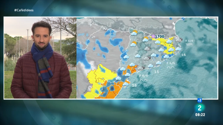 El temps - Comença un episodi de llevant, amb pluja, neu, vent i mala mar