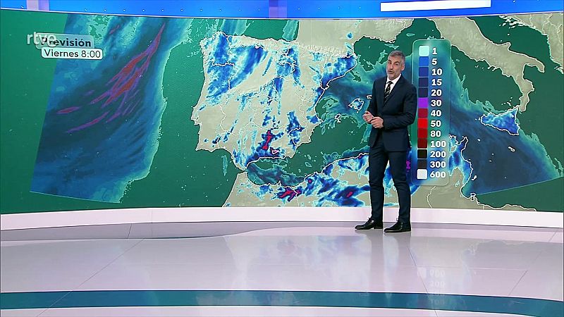 Precipitaciones fuertes y persistentes en el entorno del Sistema Central y especialmente en Valencia, Castellón, Tarragona  - ver ahora