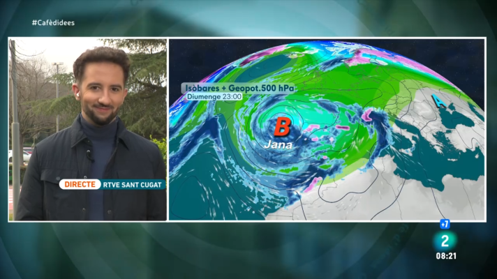 El temps - La borrasca Jana marcarà el temps del cap de setmana