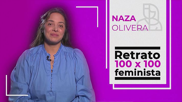 Objetivo igualdad - Retrato 100x100 feminista: Nazareth Olivera