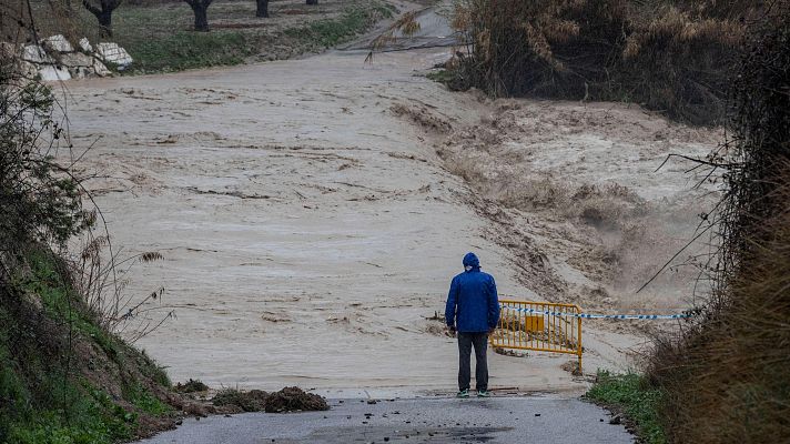 Telediario 1 - Murcia, la comunidad más afectada por los destrozos del temporal