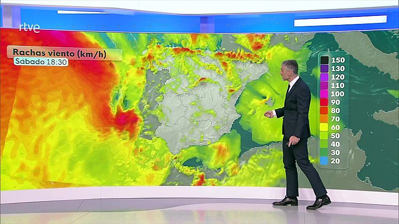 Precipitaciones fuertes y persistentes en Castellón y este de Cataluña así como en Andalucía occidental - ver ahora