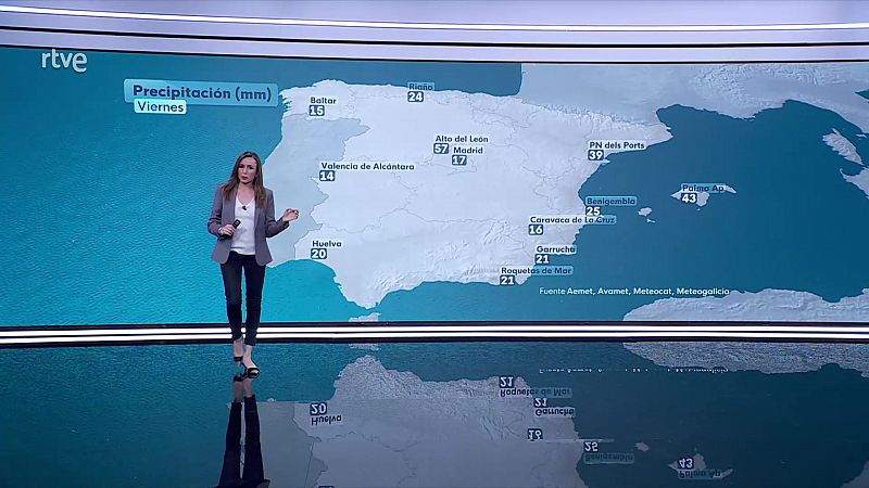 Intervalos de vientos fuertes y rachas muy fuertes en la cordillera Cantábrica, alto Ebro, Navarra, Pirineos occidentales y Galicia - ver ahora