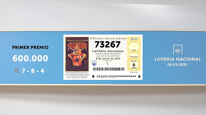 SELAE - Sorteo de la Lotería Nacional del 08/03/2025