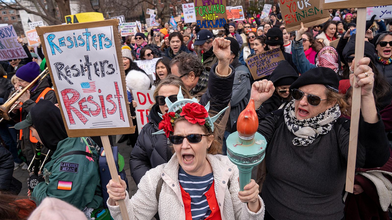 Marchas en todo el mundo por la igualdad y contra la violencia machista - Fin de semana 24h | Ver