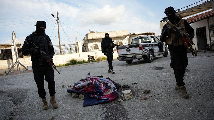 Telediario Fin de Semana - El presidente interino de Siria promete una investigación por la masacre contra civiles