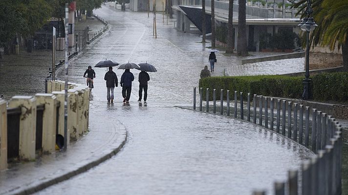 El tiempo - Las precipitaciones continúan este lunes