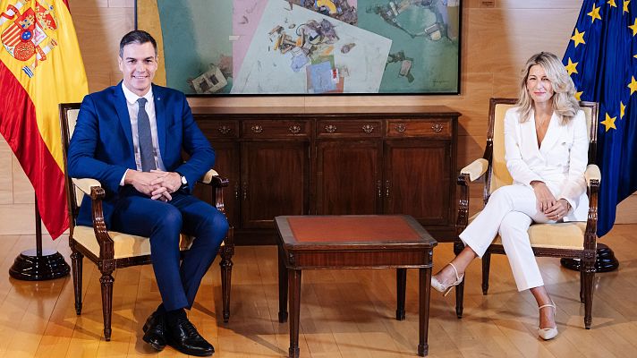 Telediario 1 - Sánchez y Díaz buscarán una posición común sobre el gasto en defensa