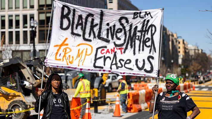 La tarde en 24h - Washington elimina el mural Black Lives Matter tras las presiones de los republicanos