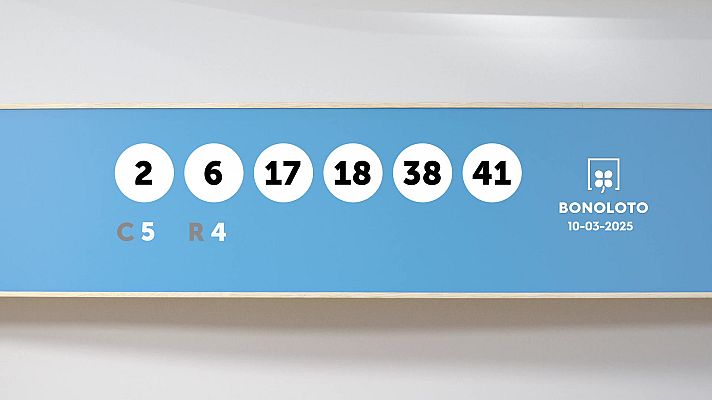 SELAE - Sorteo de la Lotería Bonoloto del 10/03/2025