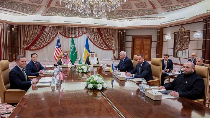 Ucrania y Estados Unidos negocian la paz en Arabia Saudí