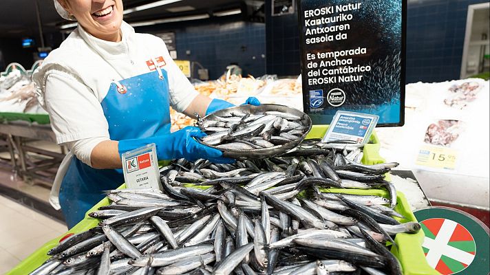 Telediario 1 - Llegan las primeras anchoas del año