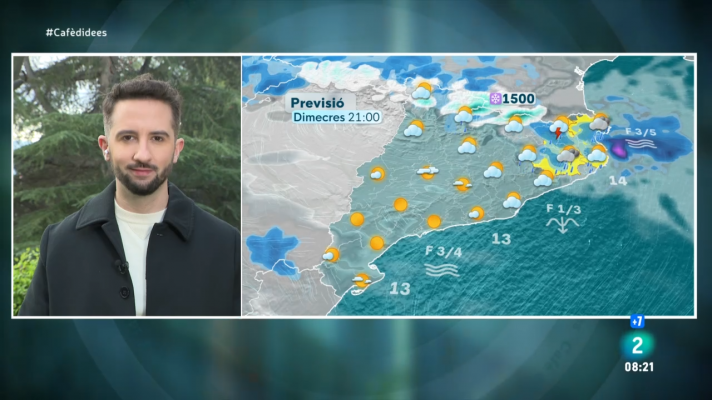 Dimecres amb una mica de tot, abans de més pluja i fred els pròxims dies