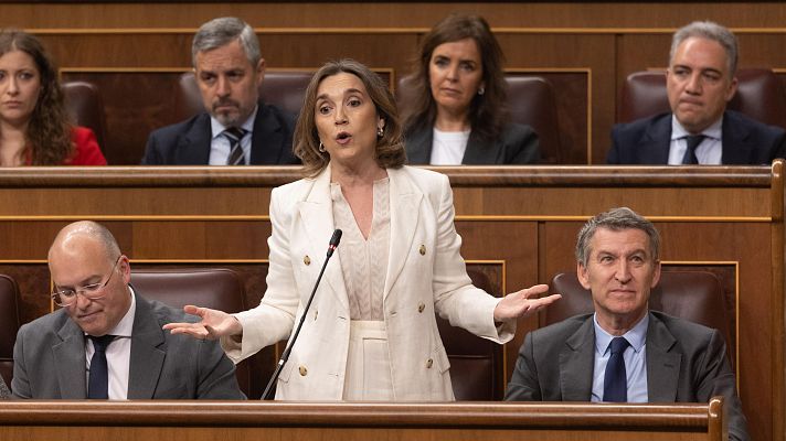 Telediario 1 - El PP califica al Gobierno de "troyano del separatismo" por la delegación de competencias migratorias