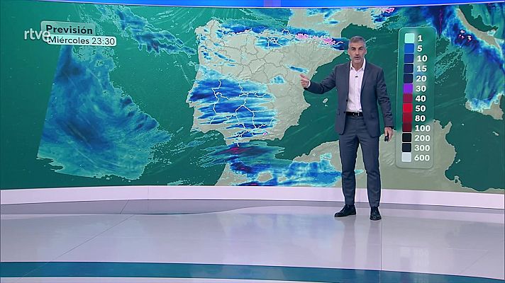 El tiempo - Probabilidad de precipitaciones fuertes y/o persistentes en el extremo sur y nordeste peninsular