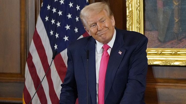 Telediario 2 - Trump vuelve a acusar a Europa de aprovecharse de EE.UU.