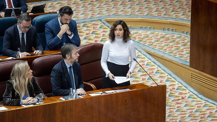 Informativo 24h - Ayuso acusa a la oposición de "retorcer el dolor de las víctimas con fines políticos"