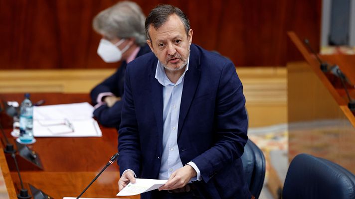 Especiales informativos - El exconsejero Alberto Reyero: "No estoy en absoluto de acuerdo con los datos facilitados por la Comunidad de Madrid"