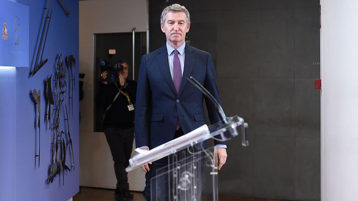 Telediario 1 - Mazón no se pronuncia sobre un adelanto electoral y Feijóo pide investigar "hasta el final"