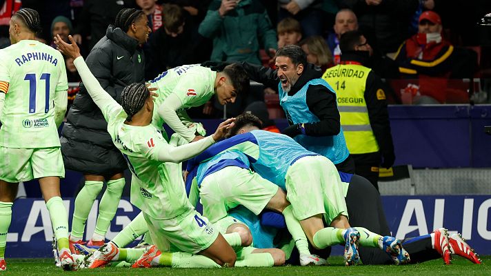 Resúmenes de LaLiga - Atlético de Madrid - Barcelona: resumen del partido de la 28ª jornada de Liga | Primera