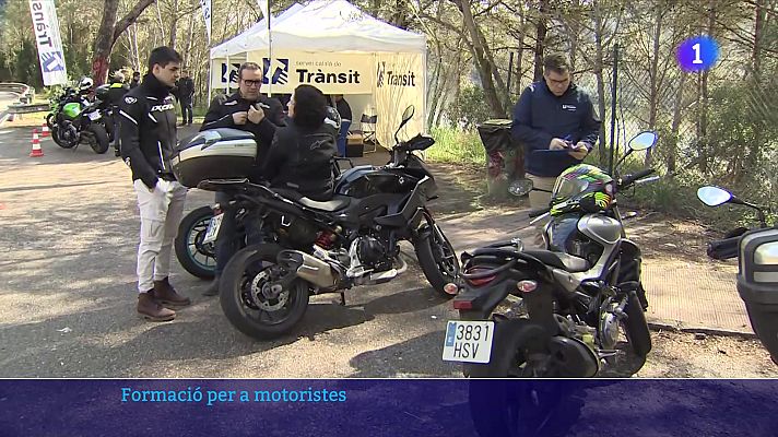 L'Informatiu - Campanya de formació per a motoristes, un dels col·lectius més vulnerables a la carretera