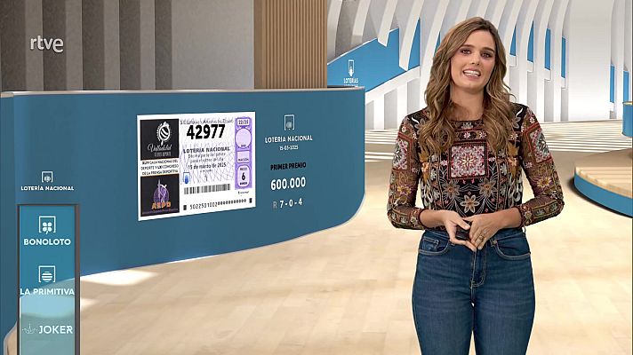 Loterías - Sorteo de la Lotería Nacional del 15/03/2025