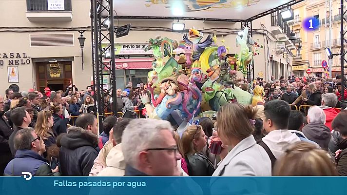Telediario Fin de Semana - Fallas pasadas por agua