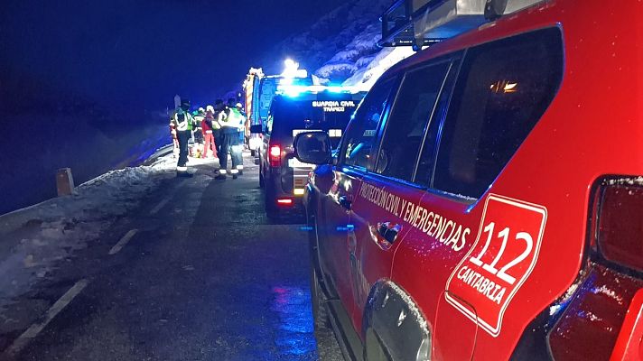 Telediario Fin de Semana - Seis personas mueren en dos accidentes de tráfico en Cantabria y Murcia