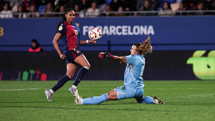 Los Deportes de La1 - Salma Paralluelo avisa en TVE del peligro del Wolfsburgo: "Es un equipo muy duro"