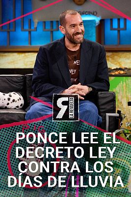 La Revuelta - Jorge Ponce está harto de la lluvia