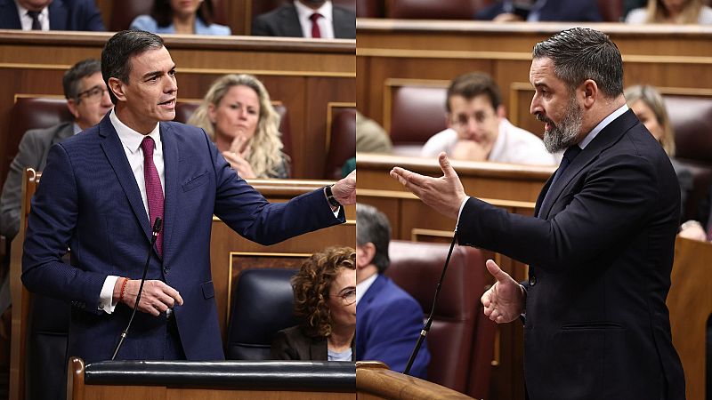 Abascal carga contra el reparto de migrantes y Sánchez afirma que la 'verdadera amenaza' es 'la internacional ultraderechista'