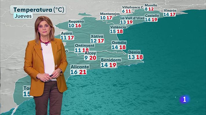 L'informatiu - Comunitat Valenciana - El tiempo en la Comunitat Valenciana - 19/03/2025