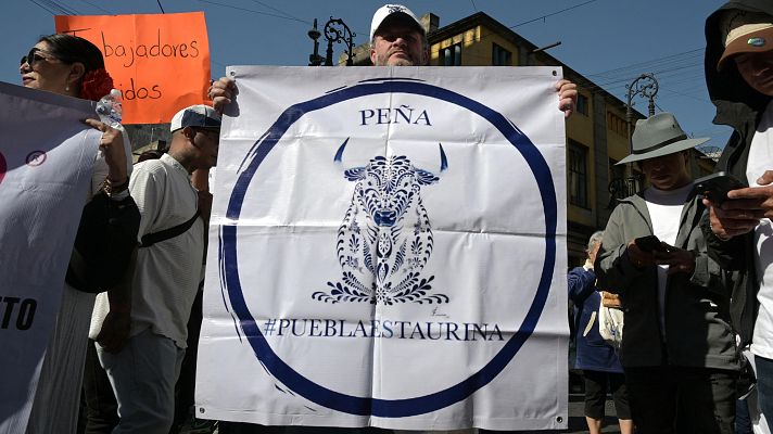 Telediario 2 - Ciudad de México prohíbe la muerte de toros en las corridas y despierta las tensiones con los aficionados