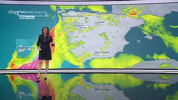 El tiempo - Ascenso de las temperaturas máximas en el interior del centro-norte y mitad este peninsular