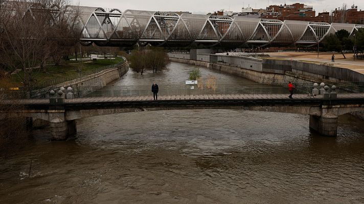 La tarde en 24h - Madrid, en alerta ante inundaciones por el temporal: "Se espera que caigan precipitaciones importantes"