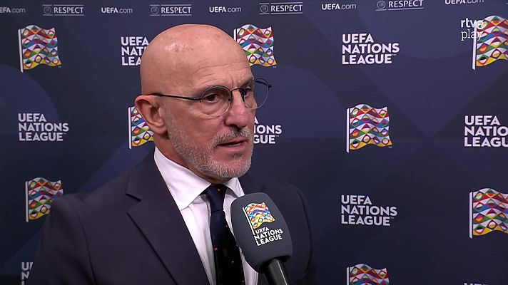 UEFA Nations League - Luis de la Fuente: "Tenemos que recuperar sensaciones, que después de tres meses sin estar juntos cuesta"