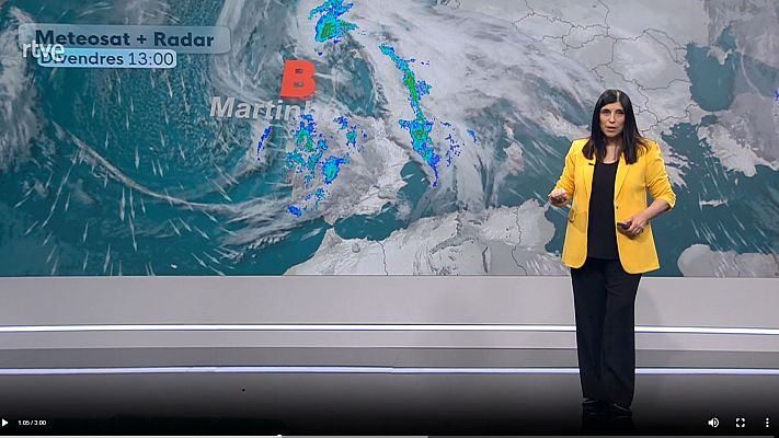 El temps - Divendres i cap de setmana amb la Borrasca Martinho