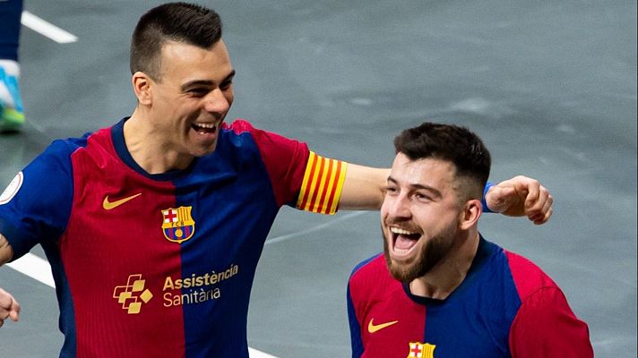 Fútbol Sala - El Barça arrolla a Santa Coloma para colarse en semifinales de la Copa de España de Fútbol Sala
