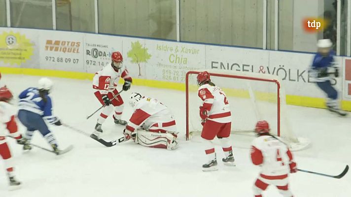 Hockey sobre hielo - Copa de la Reina. 1ª Semifinal: CHH Txuri Urdin - CH Jaca