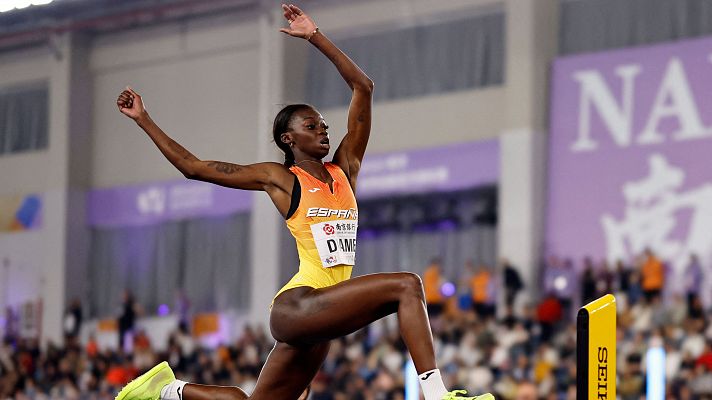 Fátima Diame repite el éxito de Glasgow 2024 y suma su segundo bronce mundial en salto de longitud