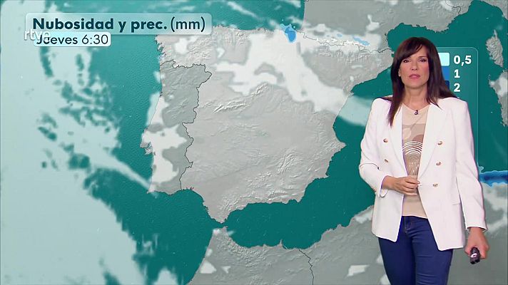 El tiempo - Viento fuerte en litorales del Cantábrico y del Mar de Alborán