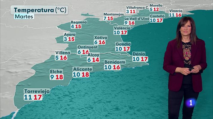 L'informatiu - Comunitat Valenciana - El tiempo en la Comunitat Valenciana - 24/03/2025