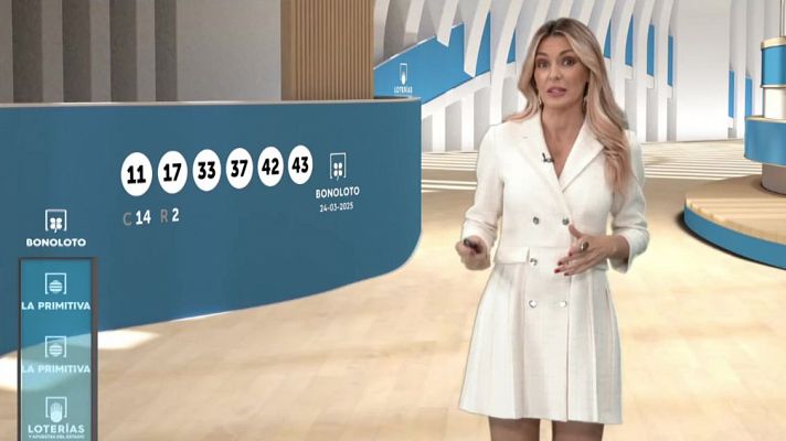 Sorteo de la Bonoloto y Primitiva del 24/03/2025