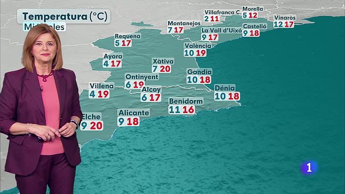 L'informatiu - Comunitat Valenciana - El tiempo en la Comunitat Valenciana - 25/03/2025